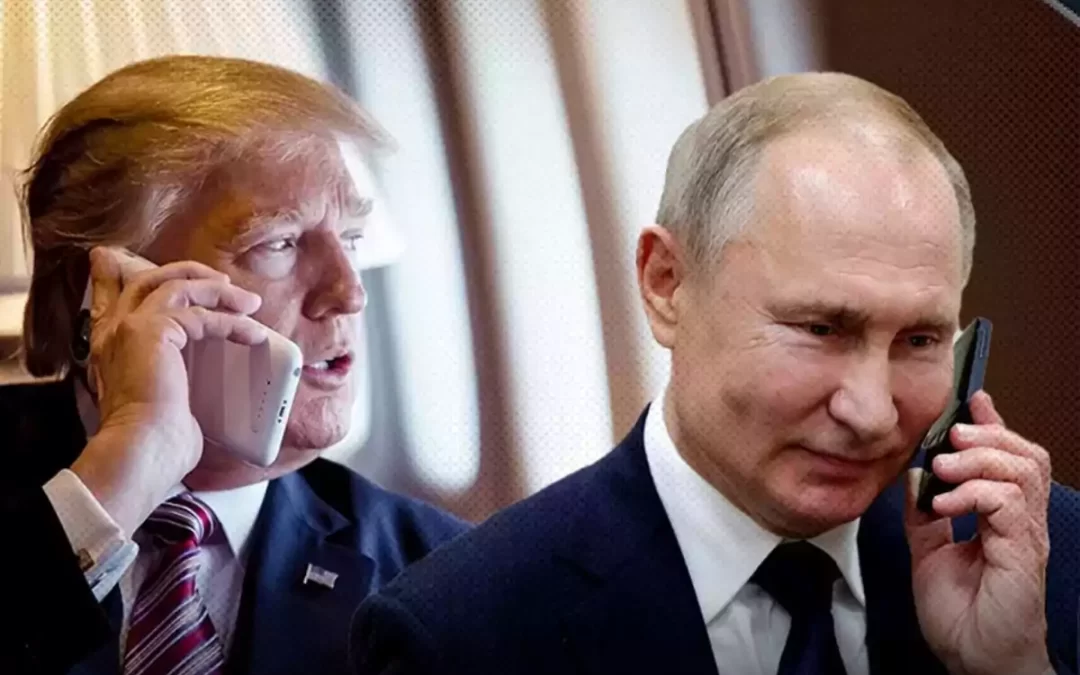 Trump negocia fin de la guerra en Ucrania tras llamadas telefónicas con Putin