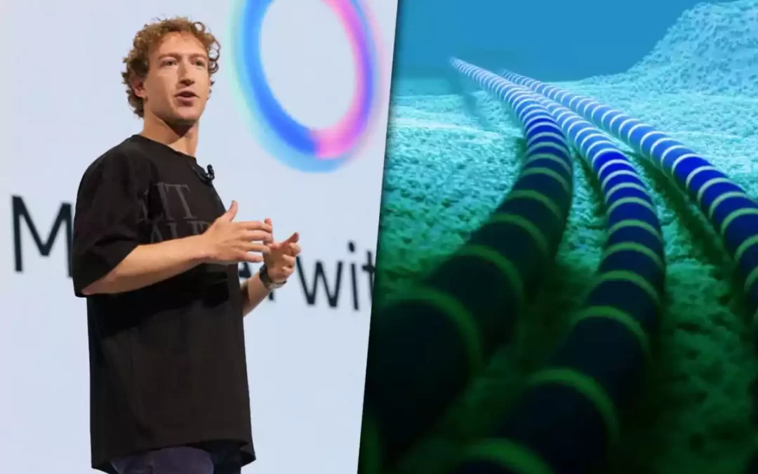 Meta y Google invierten en cables submarinos para dominar el mundo digital