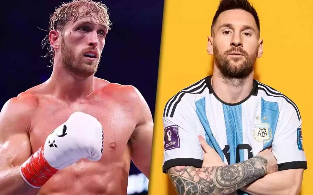 Logan Paul reta a Messi a un combate de boxeo por copiar su marca de bebidas