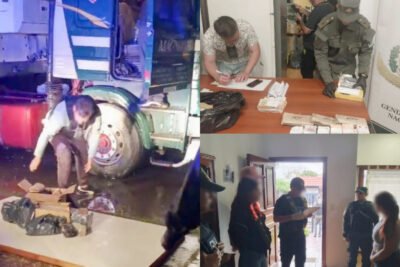 Gendarmería asesta golpe al narcotráfico: Desarticulan red con 25 kilos de cocaína incautados