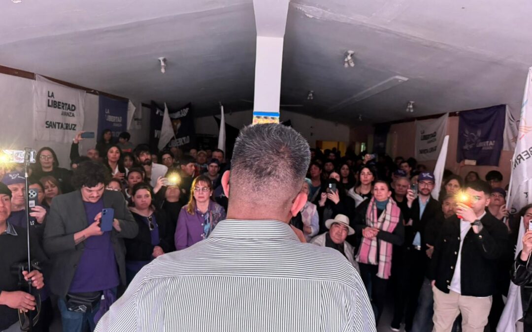 Tremendo lanzamiento de campaña en Caleta Olivia de Jairo Guzman