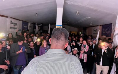 Tremendo lanzamiento de campaña en Caleta Olivia de Jairo Guzman